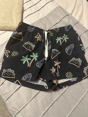 Chubbies Black taco classic lines trunks